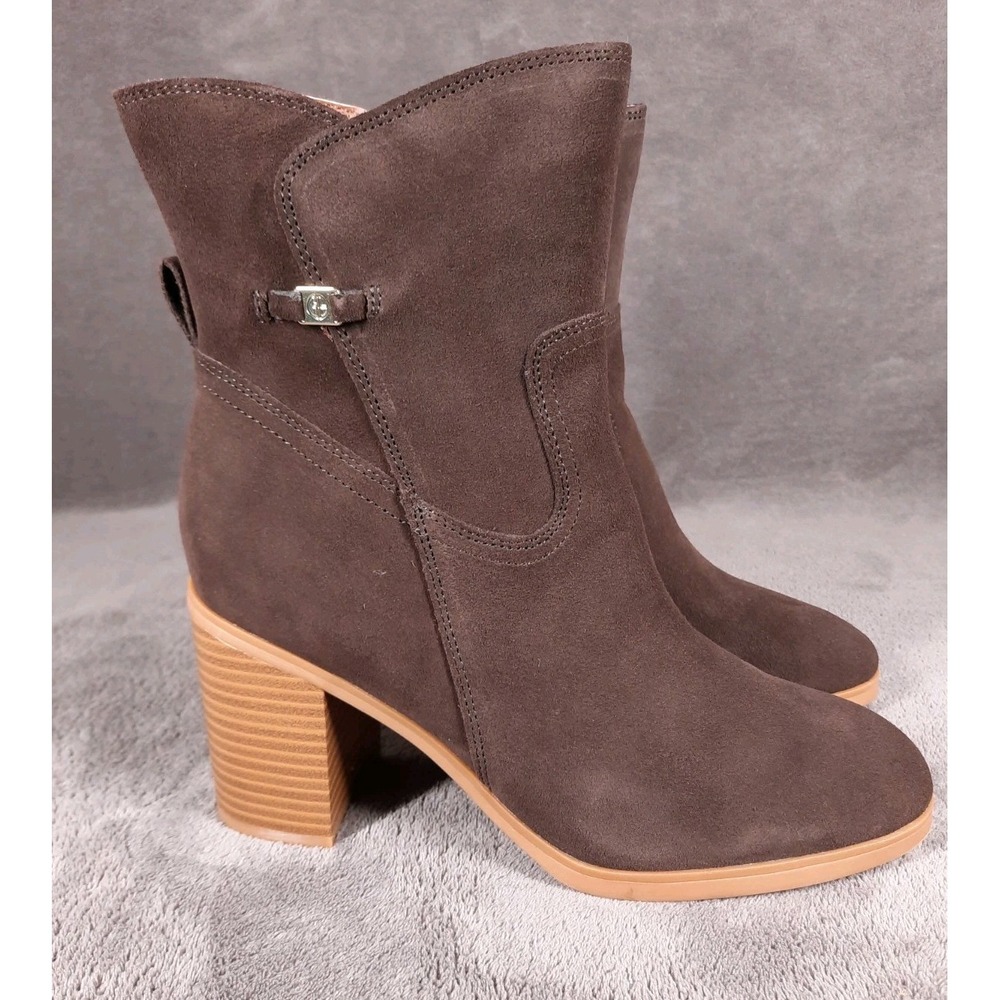 Giani‎ Bernini Olaa-1 Booties Cocoa Suede Size 9.5M